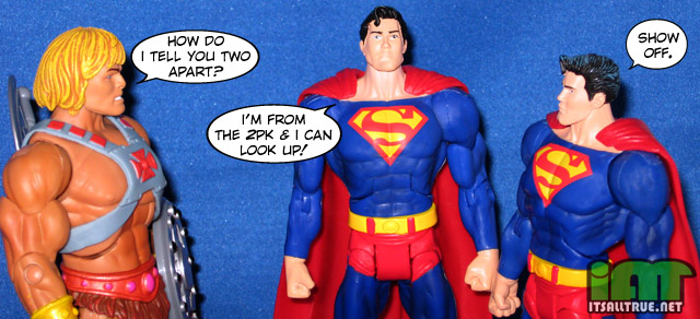 DC vs Masters of the Universe Classics SUPERMAN VS HE-MAN