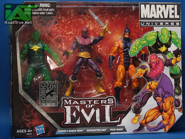 Marvel Universe 3.75" SDCC Masters of Evil Tigershark Loose Complete 